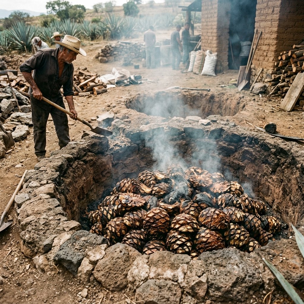 Proceso de Mezcal Artesanal
